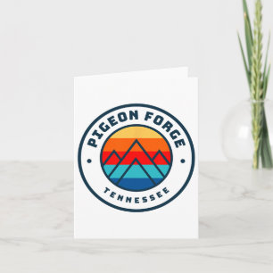 Pigeon Forge Skiing Snowboarding Ski Family Trip Card