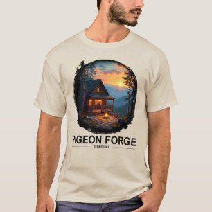 Pigeon Forge, Tennessee Cabin in the Mountains T-Shirt