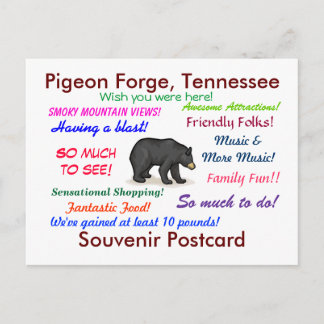 Pigeon Forge, Tennessee Postcard