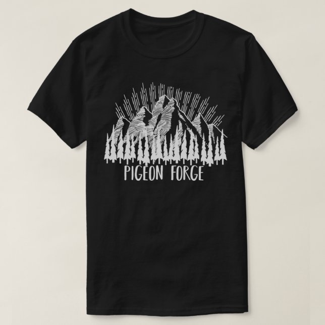 Pigeon Forge Tennessee TN State Parks Mountains an T-Shirt (Design Front)