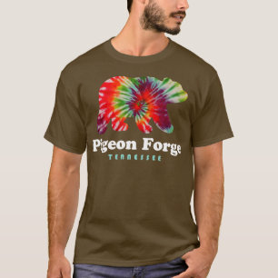 Pigeon Forge Tennessee Vacation Hiking Tie Dye Bea T-Shirt