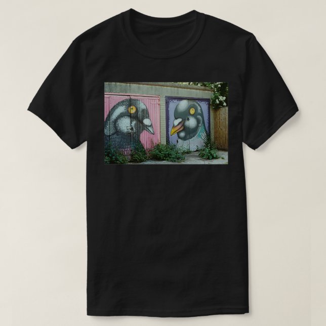 Pigeon Garage 2 T-Shirt (Design Front)