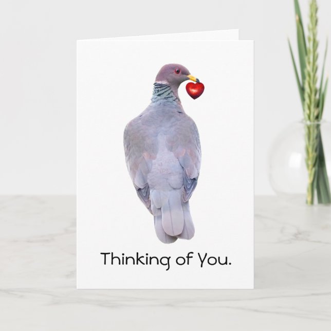 Pigeon Heart Card (Front)
