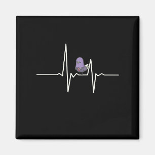 Pigeon Heartbeat Magnet