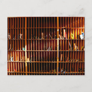 pigeon hole in Computer Science Postcard