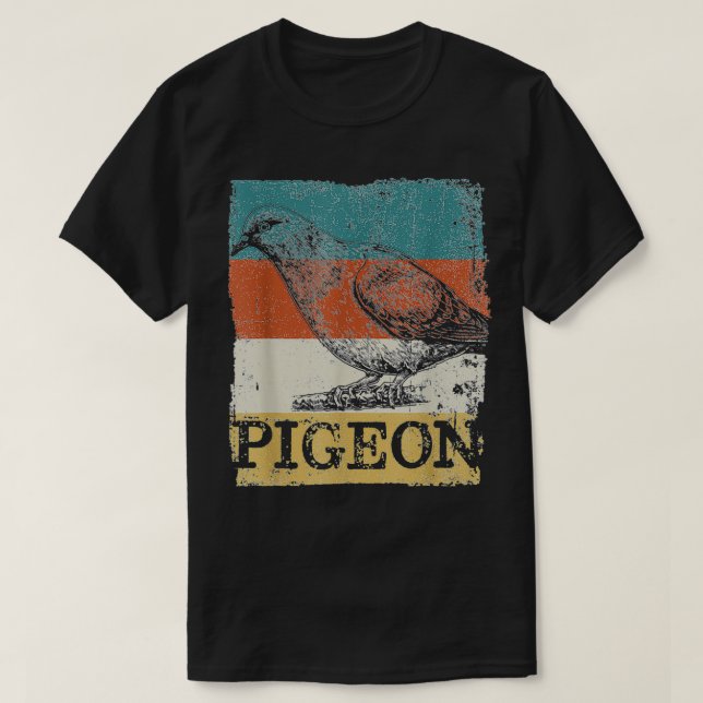 Pigeon Homing Fancier Trainer Gift American Racing T-Shirt (Design Front)