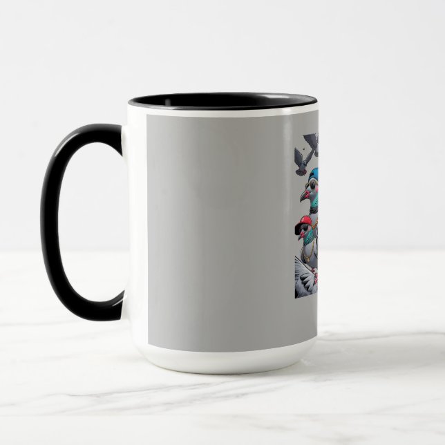 Pigeon Hood Mug (Left)