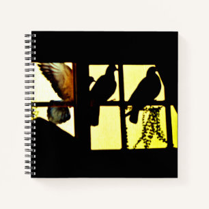 Pigeon in Flight Notebook