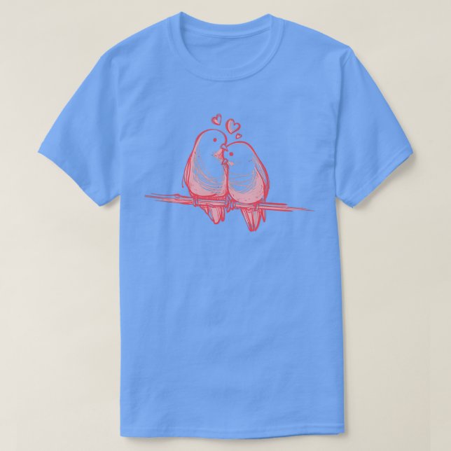 pigeon in love T-Shirt (Design Front)