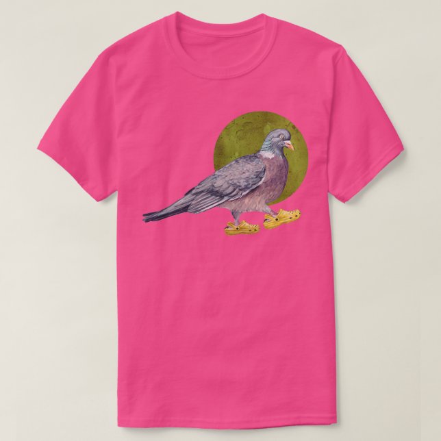 Pigeon In Shoes in blue T-Shirt (Design Front)