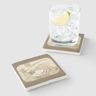 Pigeon In the Woods Stone Coaster