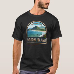 Pigeon Island National Park Saint Lucia Travel Art T-Shirt