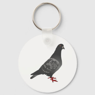 Pigeon Key Ring