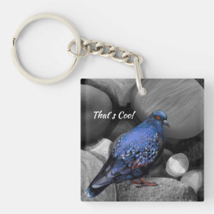pigeon  key ring