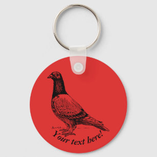 Pigeon Key Ring