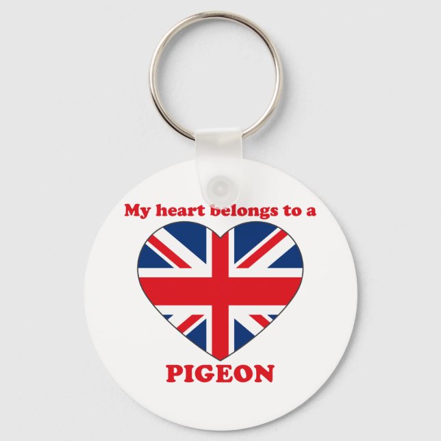 Pigeon Key Ring (Front)