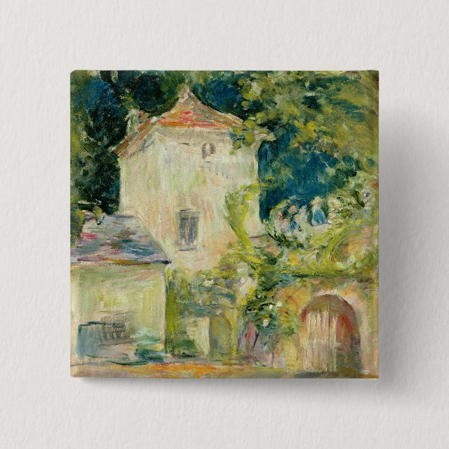 Pigeon Loft at the Chateau du Mesnil, Juziers 15 Cm Square Badge (Front)