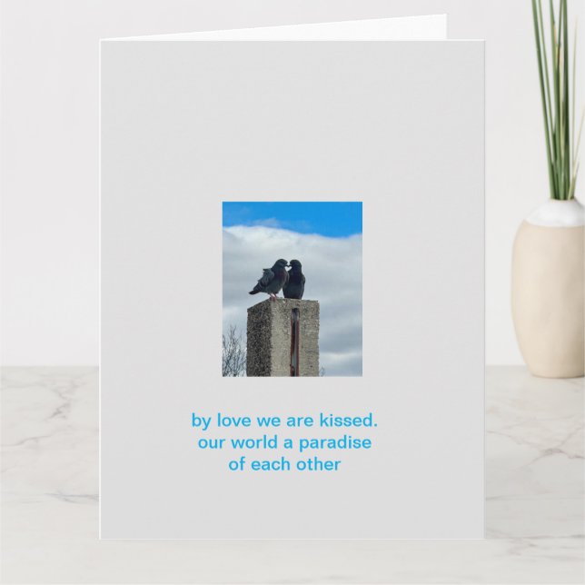 pigeon love card (Front)