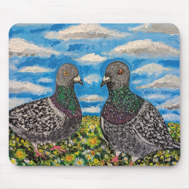 Pigeon Mousepad (Front)