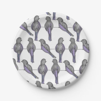 Pigeon Pals Print Paper Plate