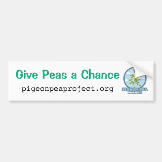 Pigeon Pea Project Bumper Sticker