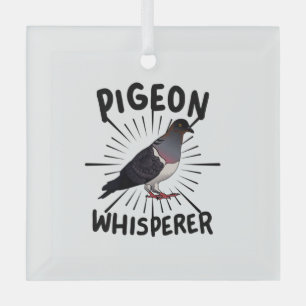 Pigeon - Pigeon Whisperer Glass Tree Decoration