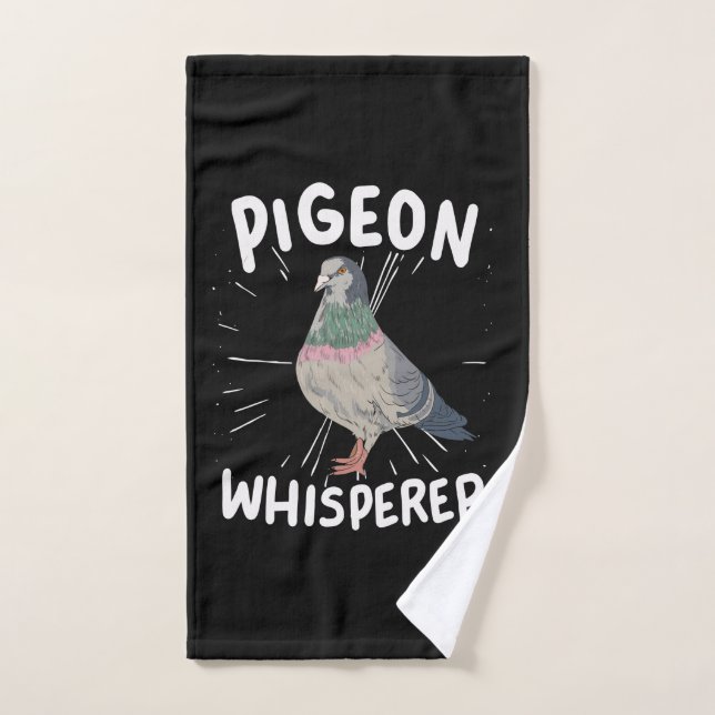 Pigeon - Pigeon Whisperer  Hand Towel (Hand Towel)