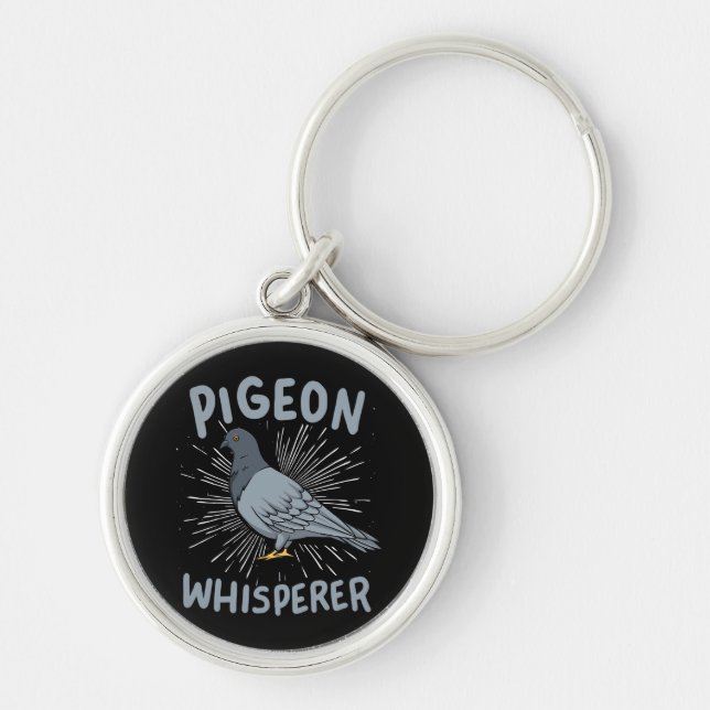 Pigeon - Pigeon Whisperer Key Ring (Front)