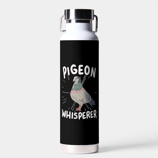 Pigeon - Pigeon Whisperer Water Bottle (Front)