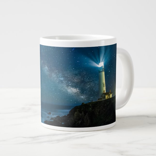 Pigeon Point Light Station California Large Coffee Mug (Front Right)