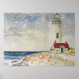 Pigeon Point Lighthouse Calafonia Poster