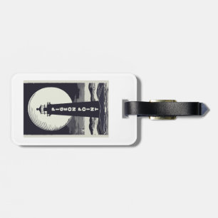 Pigeon Point Lighthouse California Moon Luggage Tag