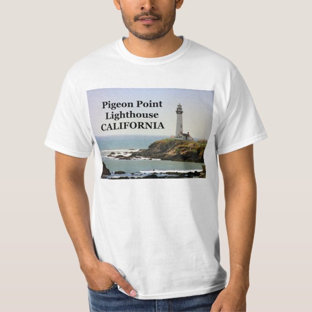Pigeon Point Lighthouse, California T-Shirt (Front)