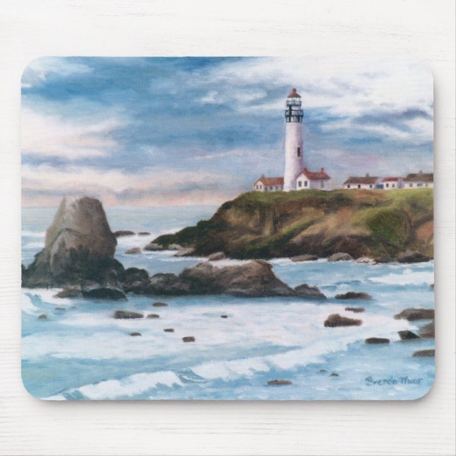 Pigeon Point Lighthouse  Mousepad (Front)
