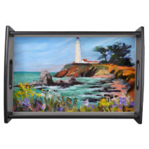 Pigeon Point Lighthouse Serving Tray