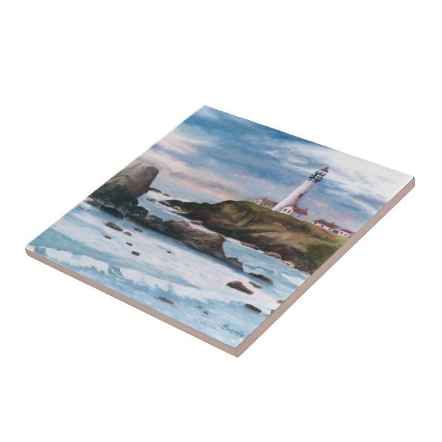 Pigeon Point Lighthouse Tile (Side)