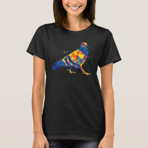 Pigeon Pop Stay Coo Pigeon Racing Bird Breeder T-Shirt