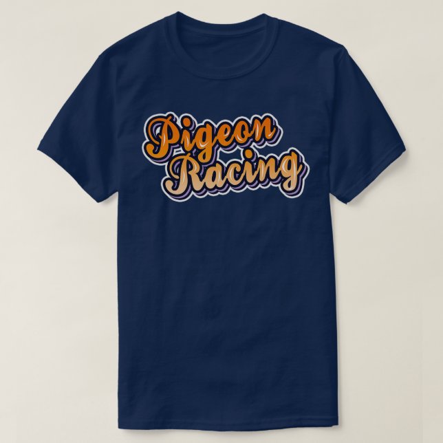 Pigeon Racing 7 T-Shirt (Design Front)