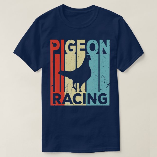 Pigeon Racing Vintage Retro Unisex  T-Shirt (Design Front)