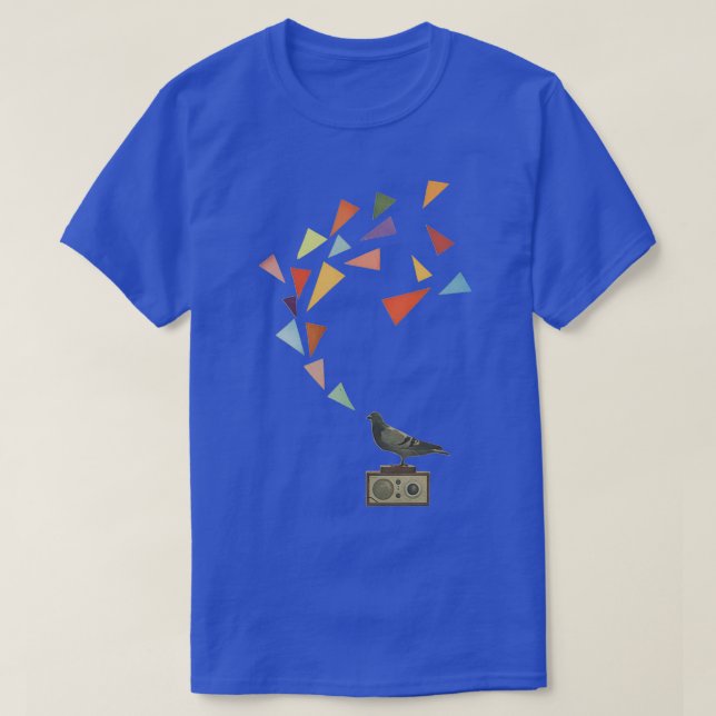 Pigeon Radio 2 T-Shirt (Design Front)