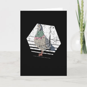 Pigeon Retro Card