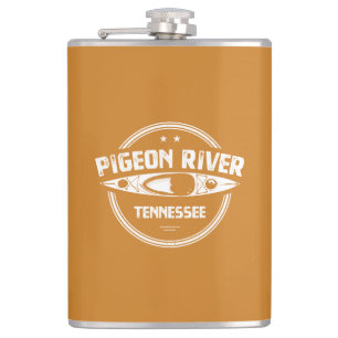 Pigeon River, Tennessee Hip Flask