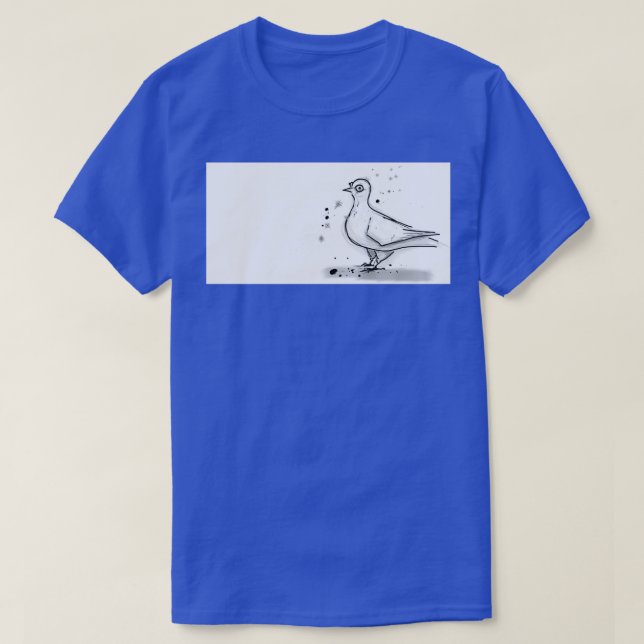 Pigeon rough 1 T-Shirt (Design Front)
