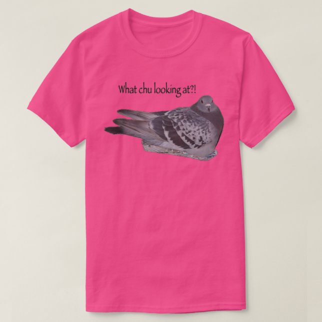 Pigeon Staring Into Your Soul 1 T-Shirt (Design Front)