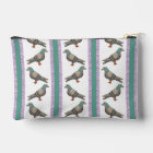 Pigeon Stripe Zipper Pouch