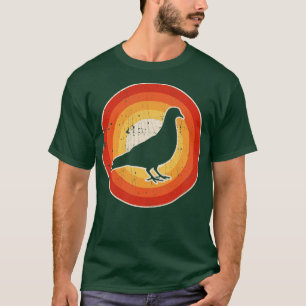 Pigeon Sunset Retro for Men Women Boys Girls Kids  T-Shirt