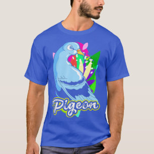 Pigeon T Shirt Flower Mum Mother