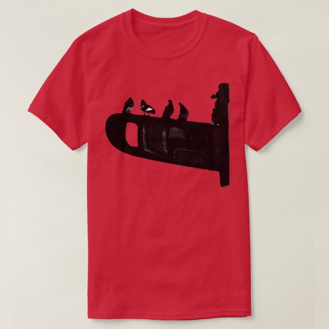 Pigeon Totem T-Shirt (Design Front)