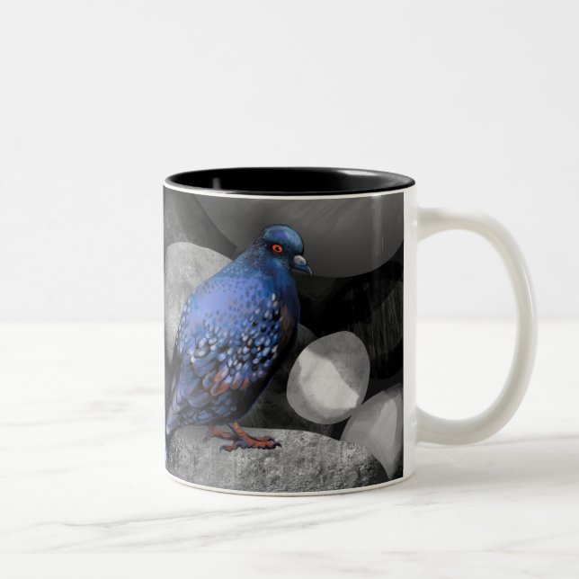 pigeon Two-Tone coffee mug (Right)