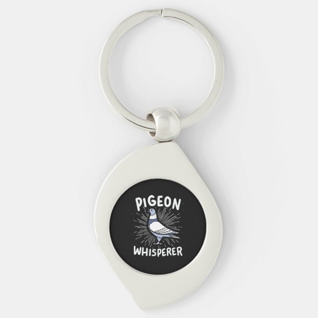 Pigeon Whisperer  Key Ring (Front)